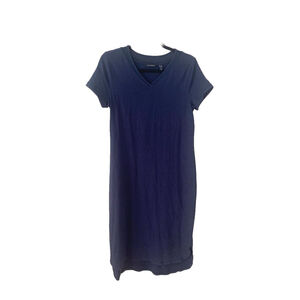 H By Halston Navy T Shirt Dress Small